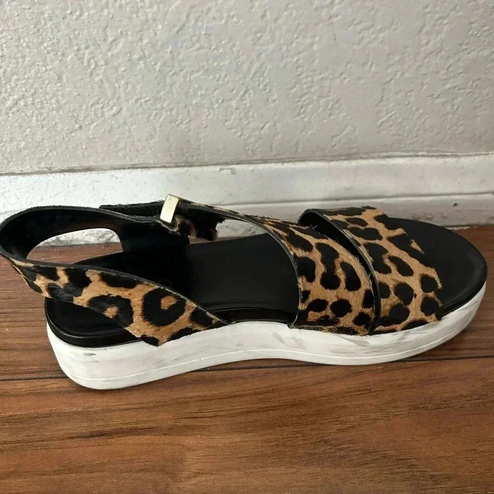 Franco Sarto Animal Print Sandals - Picture 4 of 5